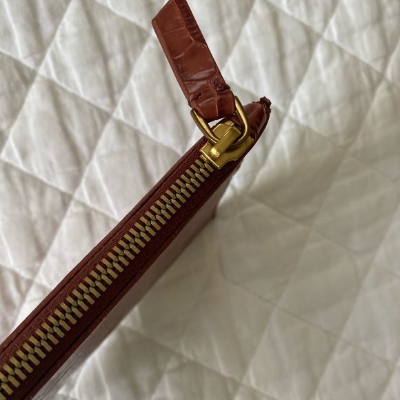 NWOT J. CREW pink leather case. - Picture 3 of 7
